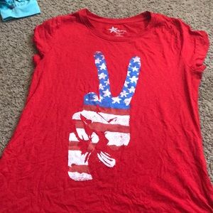 4th Of July Peace Shirt
